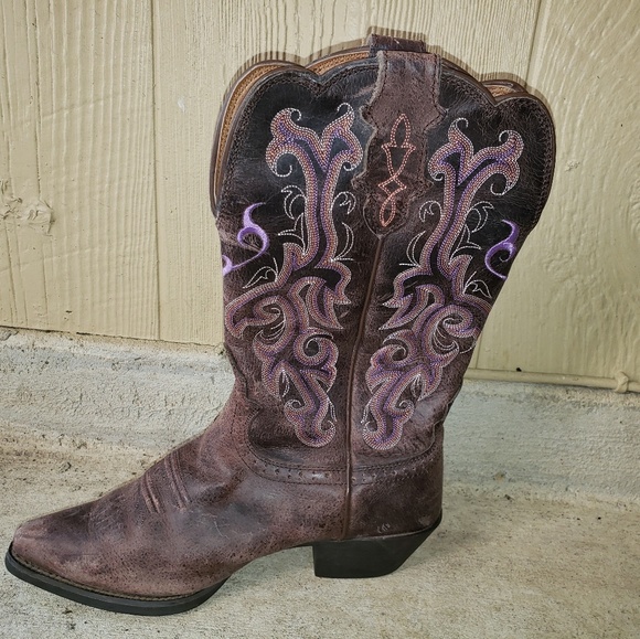 justin chocolate puma boots